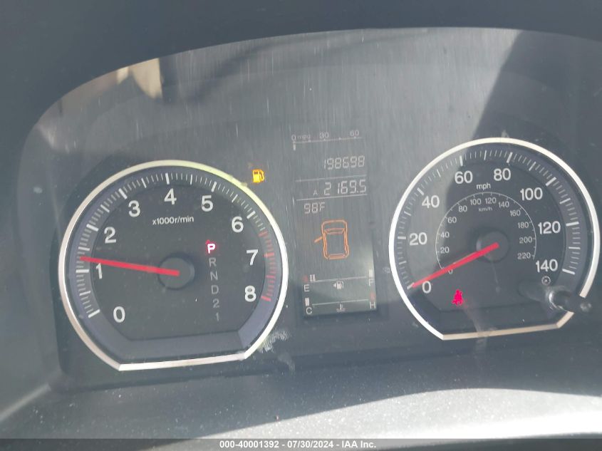 2007 Honda Cr-V Ex-L VIN: JHLRE38787C052841 Lot: 40001392