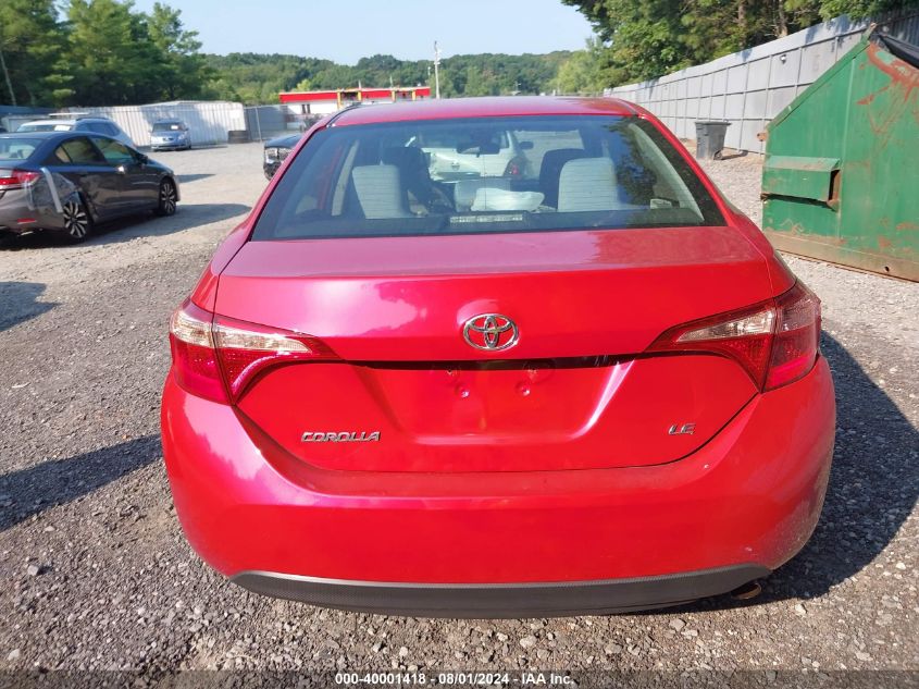 2017 Toyota Corolla Le VIN: 2T1BURHE1HC851209 Lot: 40001418