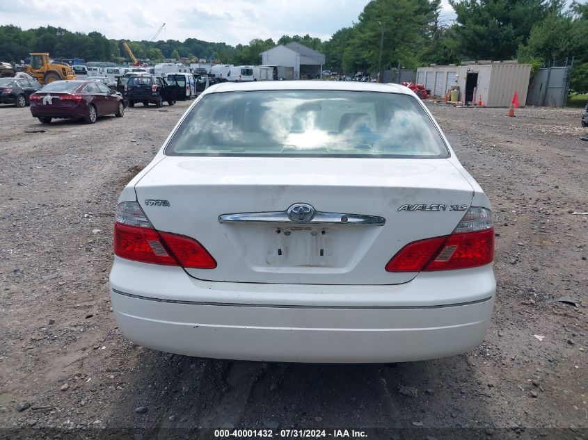 2003 Toyota Avalon Xls VIN: 4T1BF28B03U291911 Lot: 40001432