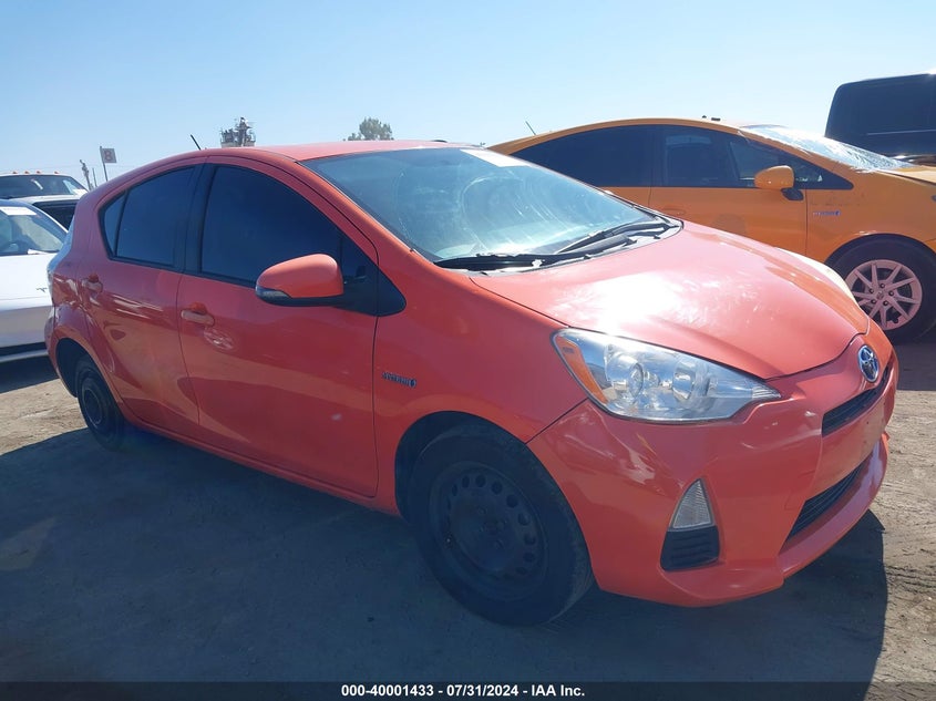 2012 Toyota Prius C Three VIN: JTDKDTB33C1014544 Lot: 40001433
