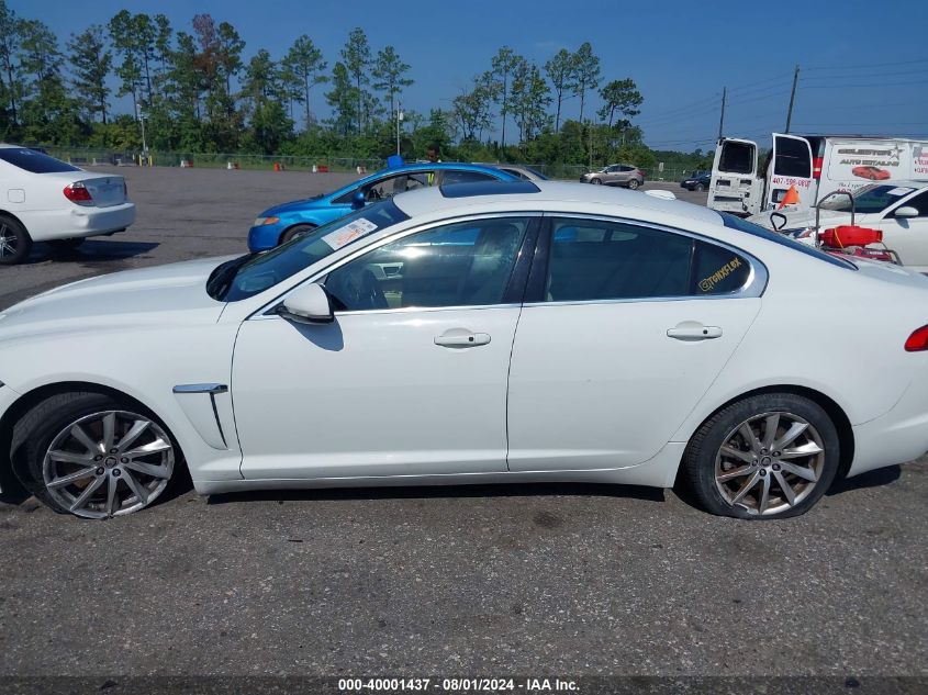 2012 Jaguar Xf VIN: SAJWA0FB8CLS54818 Lot: 40001437