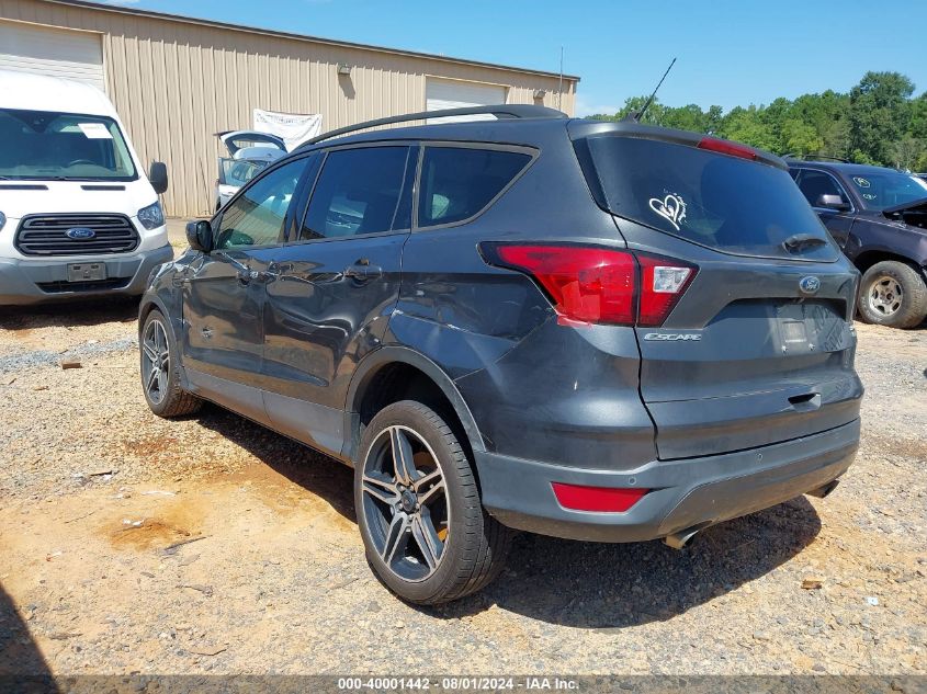 2019 Ford Escape Sel VIN: 1FMCU0HD9KUA88806 Lot: 40001442