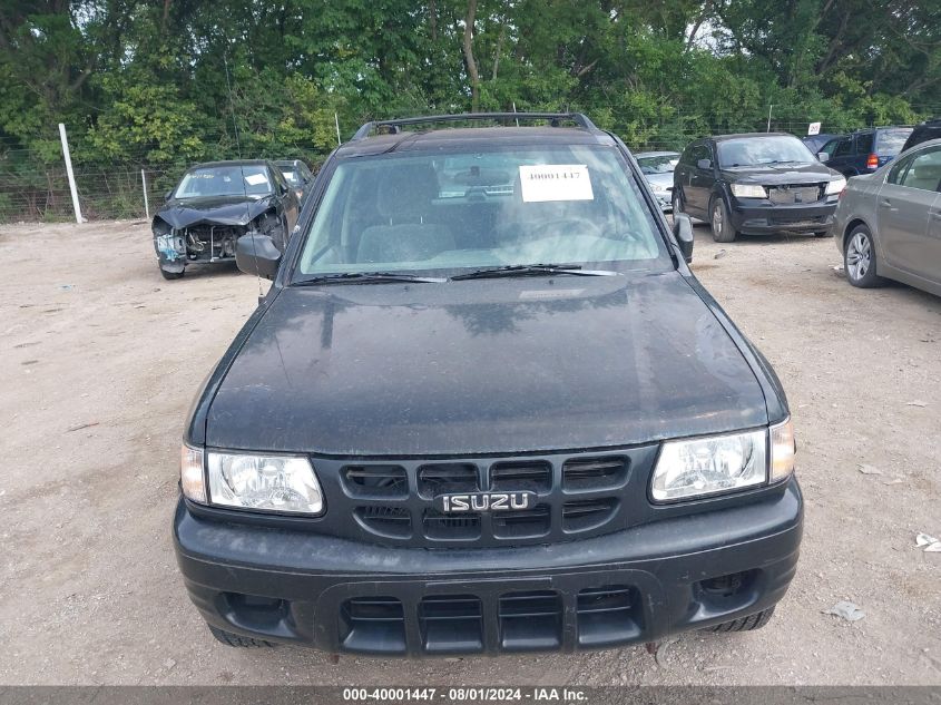 2002 Isuzu Rodeo S/Ls/Lse VIN: 4S2DM58W624327384 Lot: 40001447