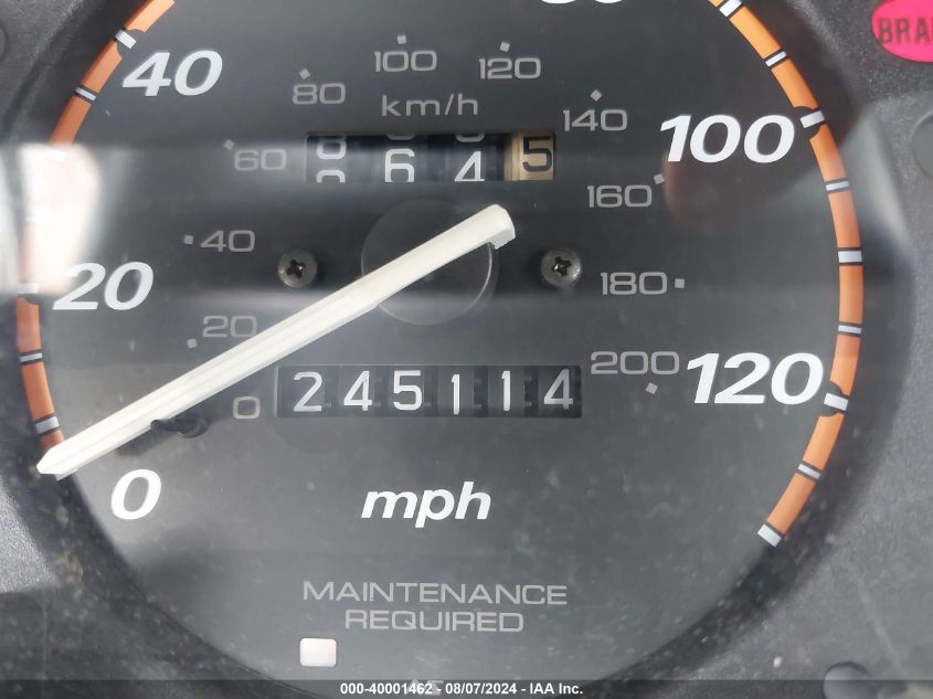 1998 Honda Cr-V Lx VIN: JHLRD1849WC047594 Lot: 40001462