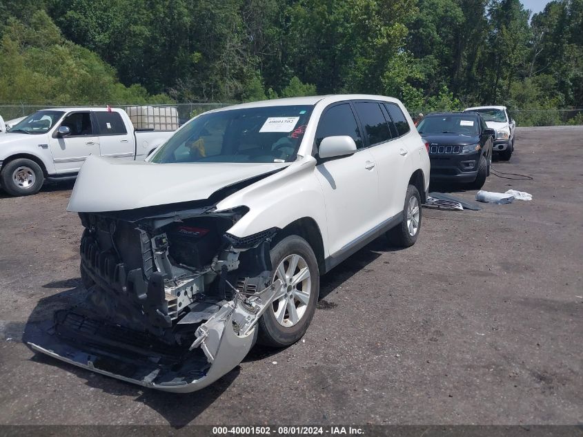 VIN 5TDZK3EH9DS142500 2013 TOYOTA HIGHLANDER no.2