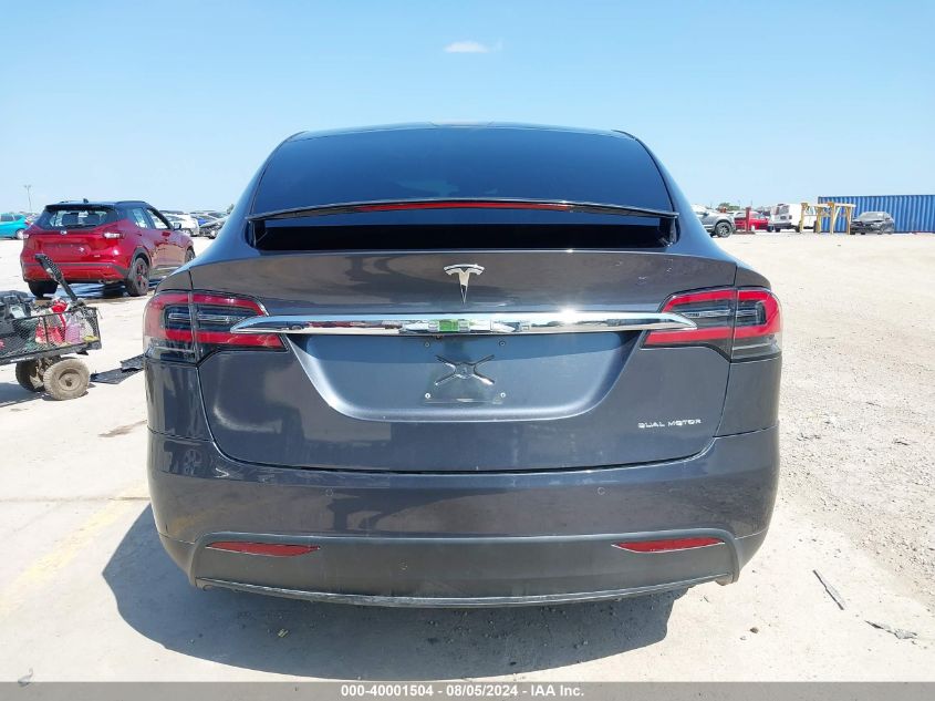 2020 Tesla Model X Long Range Dual Motor All-Wheel Drive/Long Range Plus Dual Motor All-Wheel Drive VIN: 5YJXCBE20LF281542 Lot: 40001504