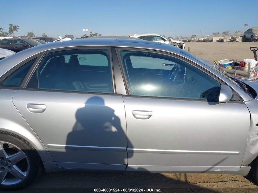 2005 Audi A4 1.8T Quattro/Special VIN: WAULC68E65A115093 Lot: 40001524