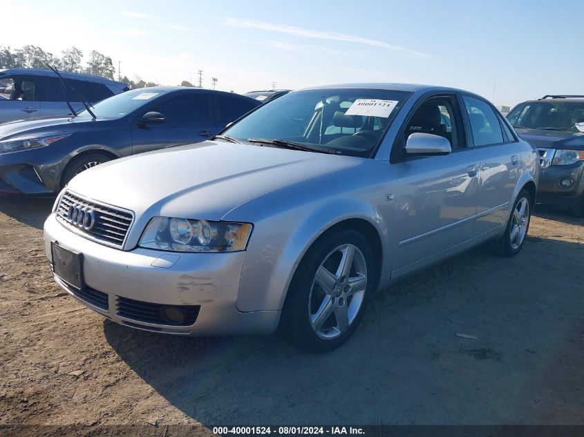 2005 Audi A4 1.8T Quattro/Special VIN: WAULC68E65A115093 Lot: 40001524