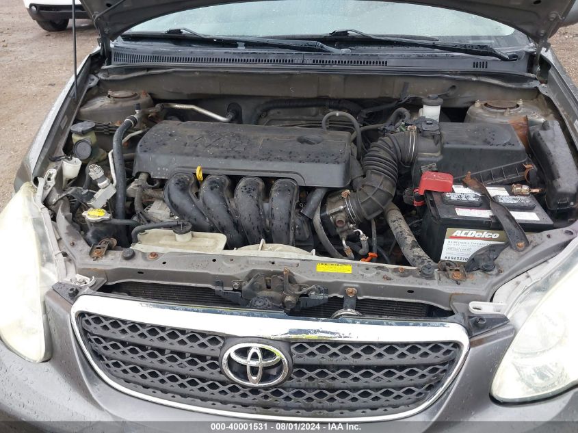 2005 Toyota Corolla Ce/Le/S VIN: 1NXBR32EX5Z378637 Lot: 40001531