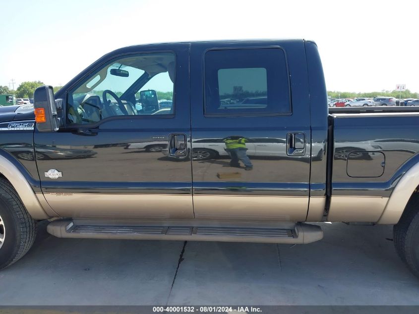 2011 Ford F-250 Lariat VIN: 1FT7W2BT0BEA55523 Lot: 40001532