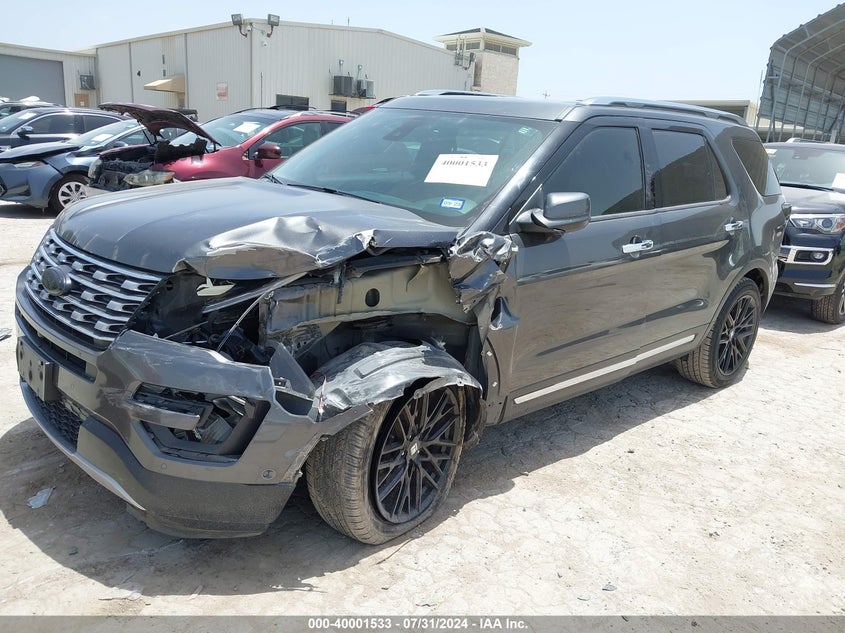 VIN 1FM5K7F84HGE11096 2017 FORD EXPLORER LIMITED