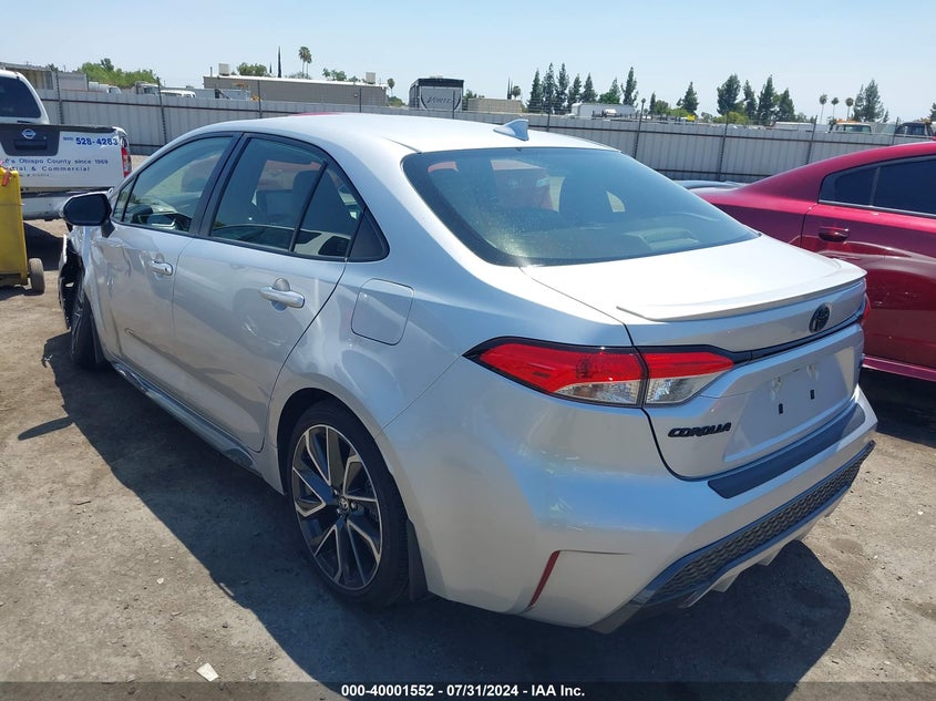VIN JTDS4MCE3N3512210 2022 TOYOTA COROLLA SE