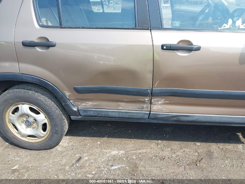 2003 Honda Cr-V Lx VIN: SHSRD78443U118918 Lot: 40001561