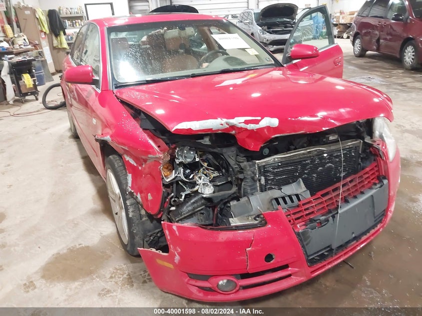 2007 Audi A4 2.0T VIN: WAUDF78E97A042709 Lot: 40001598
