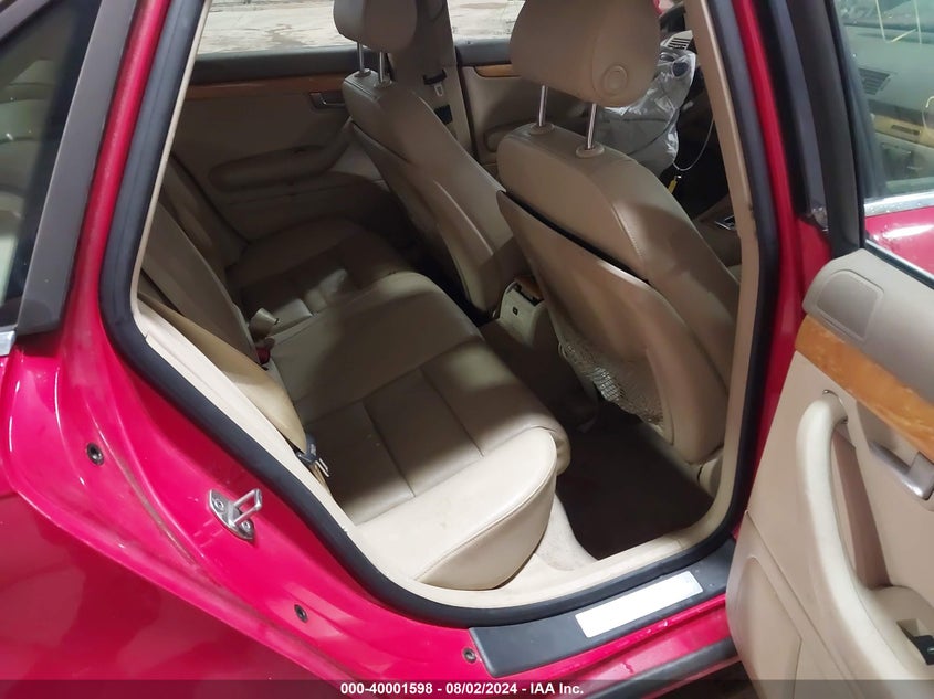 2007 Audi A4 2.0T VIN: WAUDF78E97A042709 Lot: 40001598