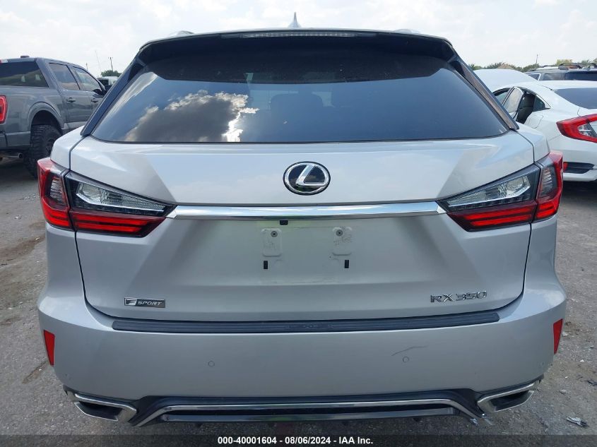 2016 Lexus Rx 350 F Sport VIN: 2T2BZMCA6GC014880 Lot: 40001604