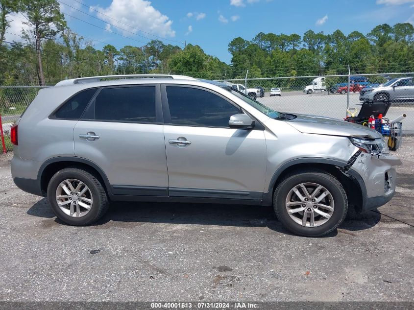 2014 Kia Sorento Lx VIN: 5XYKT4A6XEG544842 Lot: 40001613