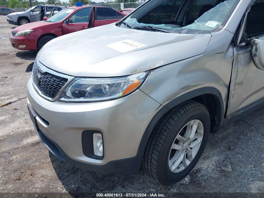 2014 Kia Sorento Lx VIN: 5XYKT4A6XEG544842 Lot: 40001613