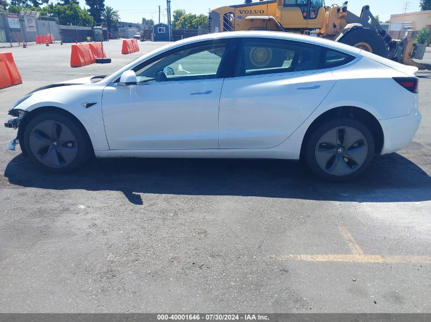 2020 Tesla Model 3 Standard Range Plus Rear-Wheel Drive/Standard Range Rear-Wheel Drive VIN: 5YJ3E1EAXLF739999 Lot: 40001646