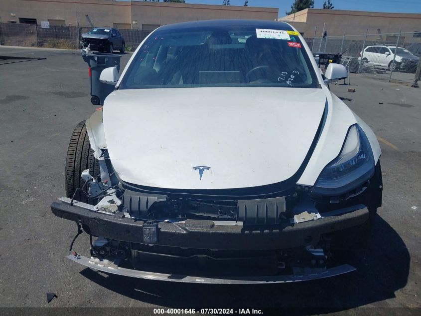 2020 Tesla Model 3 Standard Range Plus Rear-Wheel Drive/Standard Range Rear-Wheel Drive VIN: 5YJ3E1EAXLF739999 Lot: 40001646