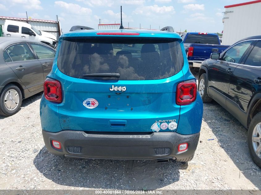 2019 Jeep Renegade Limited Fwd VIN: ZACNJAD11KPK51258 Lot: 40001664