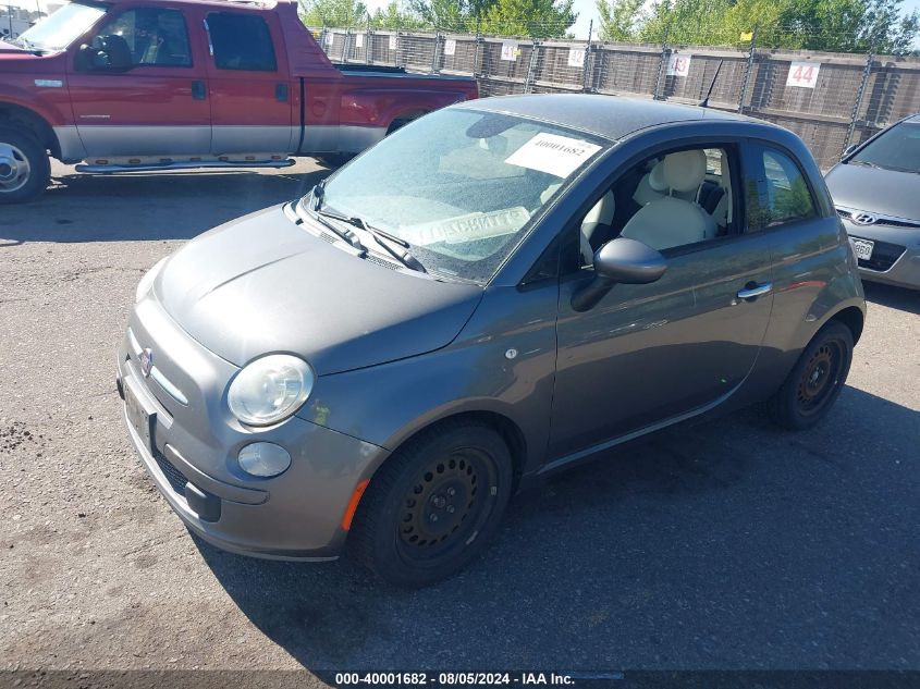 2013 Fiat 500 Pop VIN: 3C3CFFAR6DT745036 Lot: 40001682