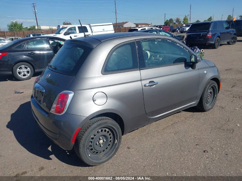 2013 Fiat 500 Pop VIN: 3C3CFFAR6DT745036 Lot: 40001682