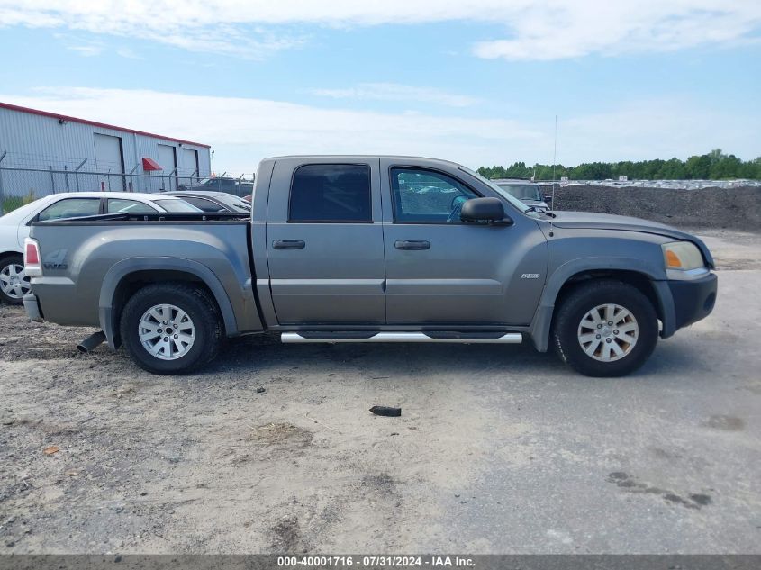 2006 Mitsubishi Raider Duro Cross V6 VIN: 1Z7HT38K46S561823 Lot: 40001716