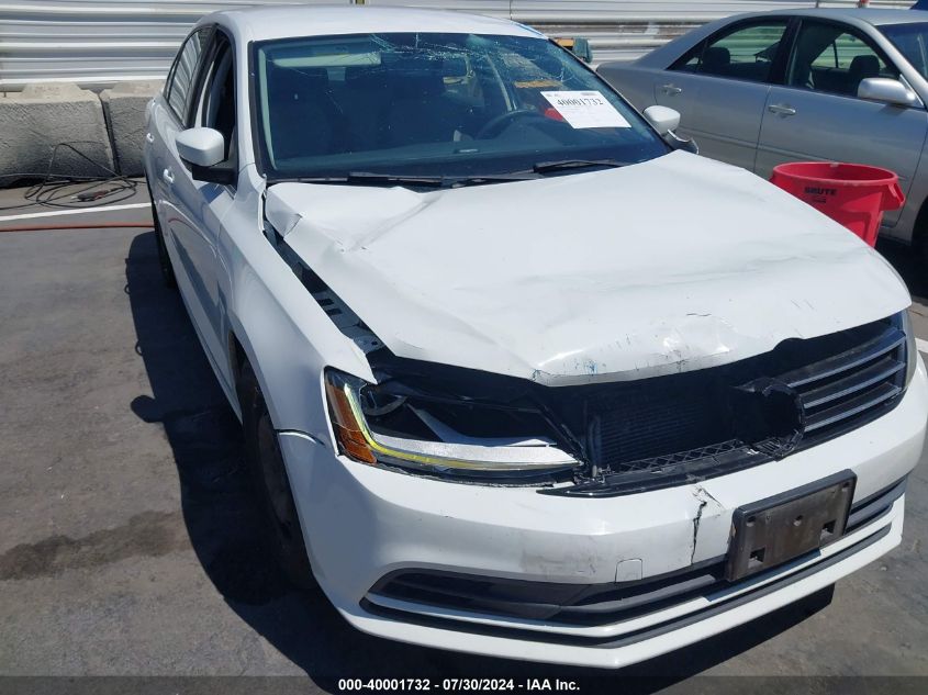 2017 Volkswagen Jetta 1.4T S VIN: 3VW2B7AJ6HM354372 Lot: 40001732