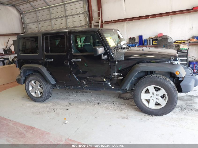 2018 Jeep Wrangler Jk Unlimited Sport S 4X4 VIN: 1C4HJWDG8JL865597 Lot: 40001774