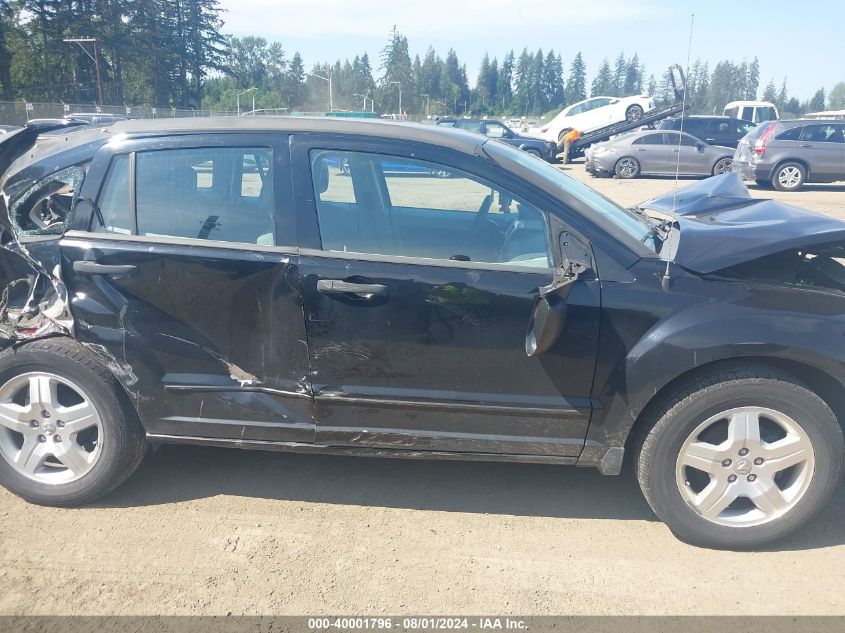 2007 Dodge Caliber Sxt VIN: 1B3HB48B77D509114 Lot: 40001796