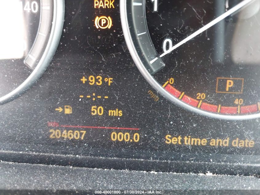 2011 BMW 535I xDrive VIN: WBAFU7C58BC871693 Lot: 40001800