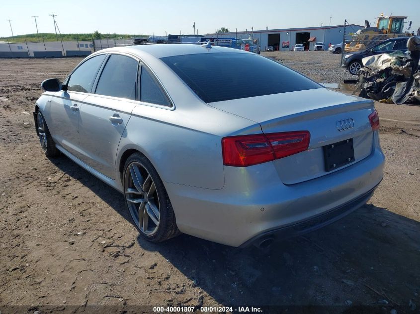 2012 Audi A6 VIN: WAUBGAFC0CN004047 Lot: 40001807