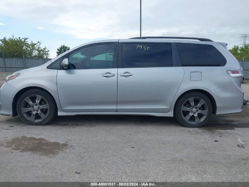 2015 Toyota Sienna Se 8 Passenger/Se Premium 8 Passenger VIN: 5TDXK3DC8FS640395 Lot: 40001937