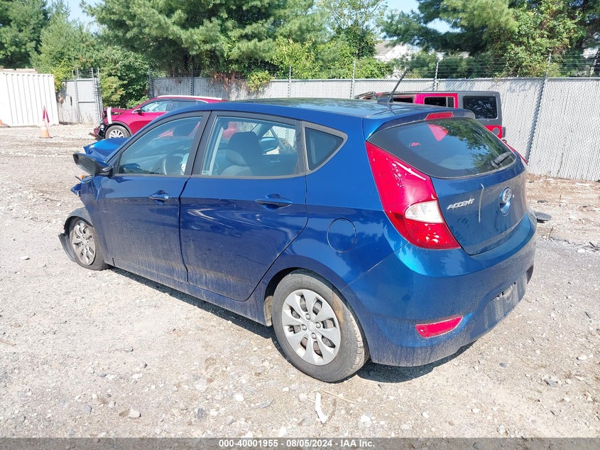 VIN KMHCT5AE0HU307230 2017 HYUNDAI ACCENT SE