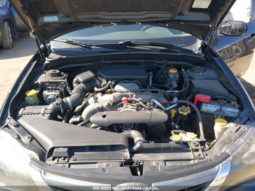 2008 Subaru Impreza 2.5I VIN: JF1GH616X8H801843 Lot: 40001986