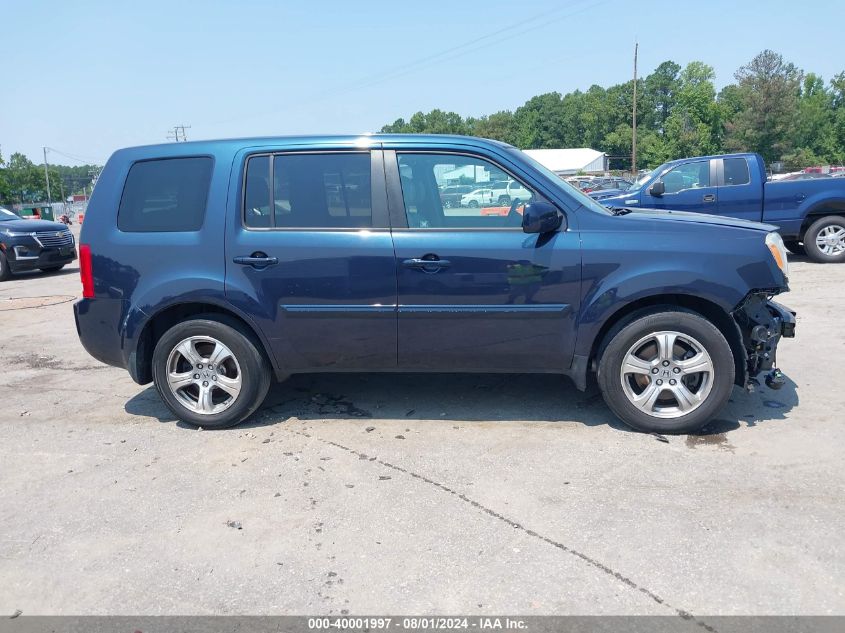2012 Honda Pilot Ex-L VIN: 5FNYF4H50CB067860 Lot: 40001997