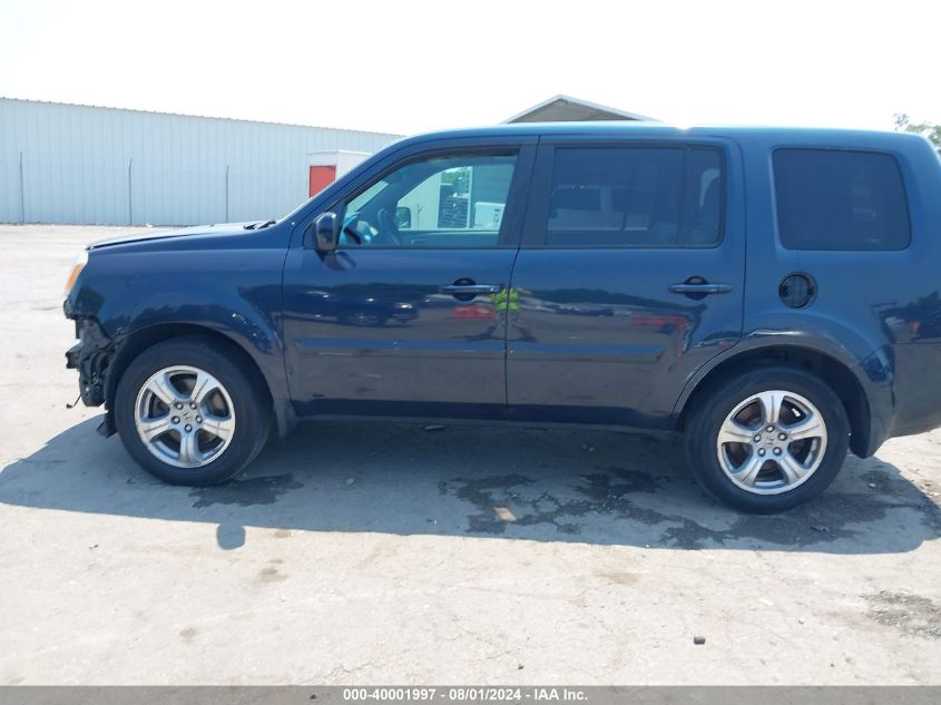 2012 Honda Pilot Ex-L VIN: 5FNYF4H50CB067860 Lot: 40001997