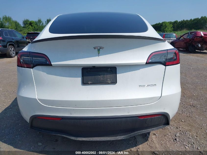 2022 Tesla Model Y Performance Dual Motor All-Wheel Drive VIN: 7SAYGDEF0NF461214 Lot: 40002002