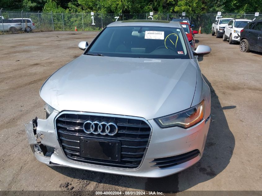 2012 Audi A6 Premium Plus VIN: WAUGGAFC2CN143828 Lot: 40002004