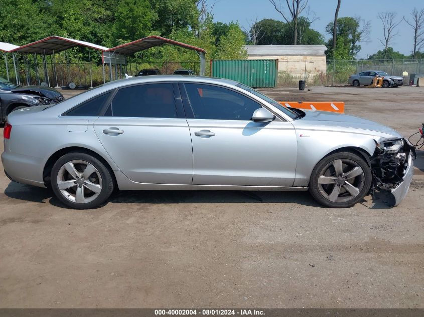 2012 Audi A6 Premium Plus VIN: WAUGGAFC2CN143828 Lot: 40002004