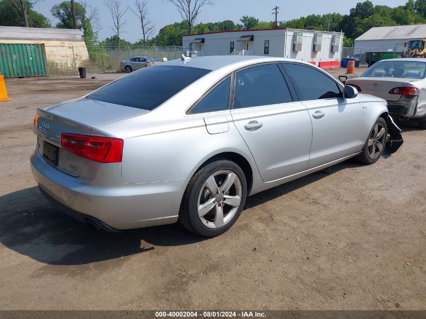 2012 Audi A6 Premium Plus VIN: WAUGGAFC2CN143828 Lot: 40002004