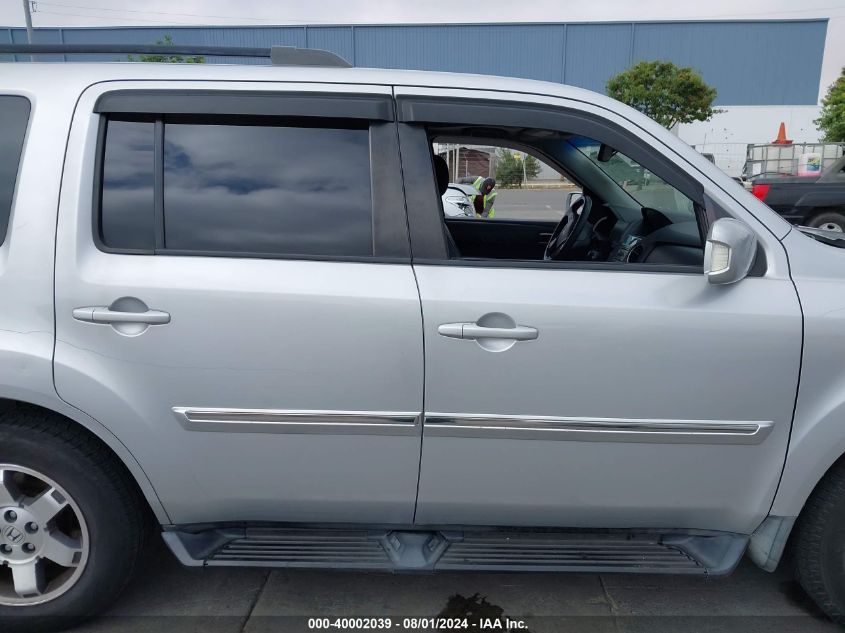 2010 Honda Pilot Touring VIN: 5FNYF4H96AB027394 Lot: 40002039