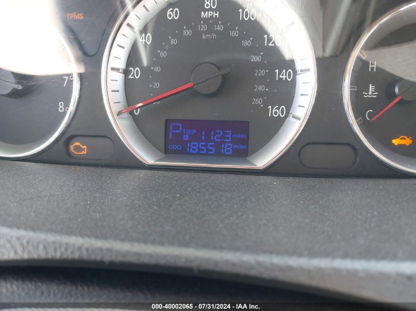 5NPET46C59H429009 2009 Hyundai Sonata Gls