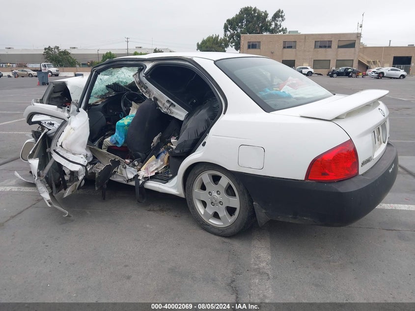 2006 NISSAN SENTRA VIN: 3N1CB51D96L619541