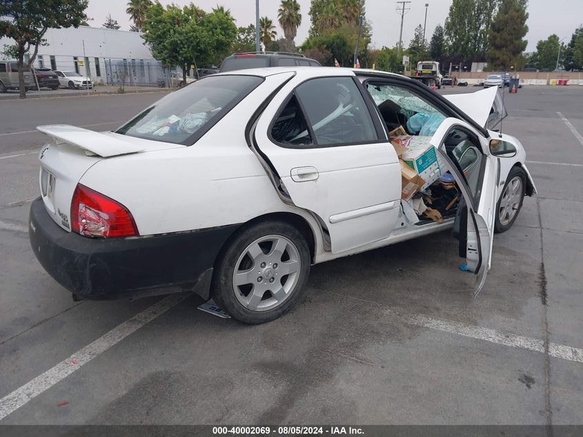 2006 NISSAN SENTRA VIN: 3N1CB51D96L619541