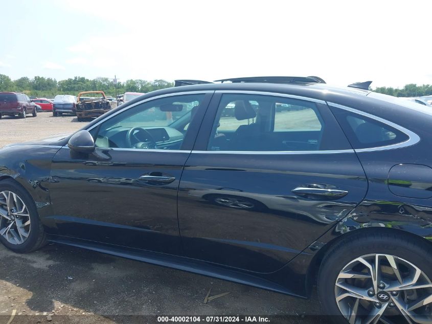 2022 Hyundai Sonata Sel VIN: KMHL14JA7NA233010 Lot: 40002104