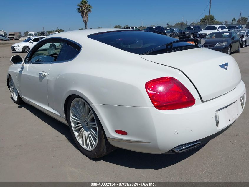 2010 Bentley Continental Gt Speed VIN: SCBCP7ZA7AC065282 Lot: 40002134