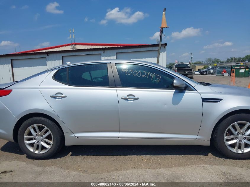 2013 Kia Optima Lx VIN: 5XXGM4A78DG195887 Lot: 40002143