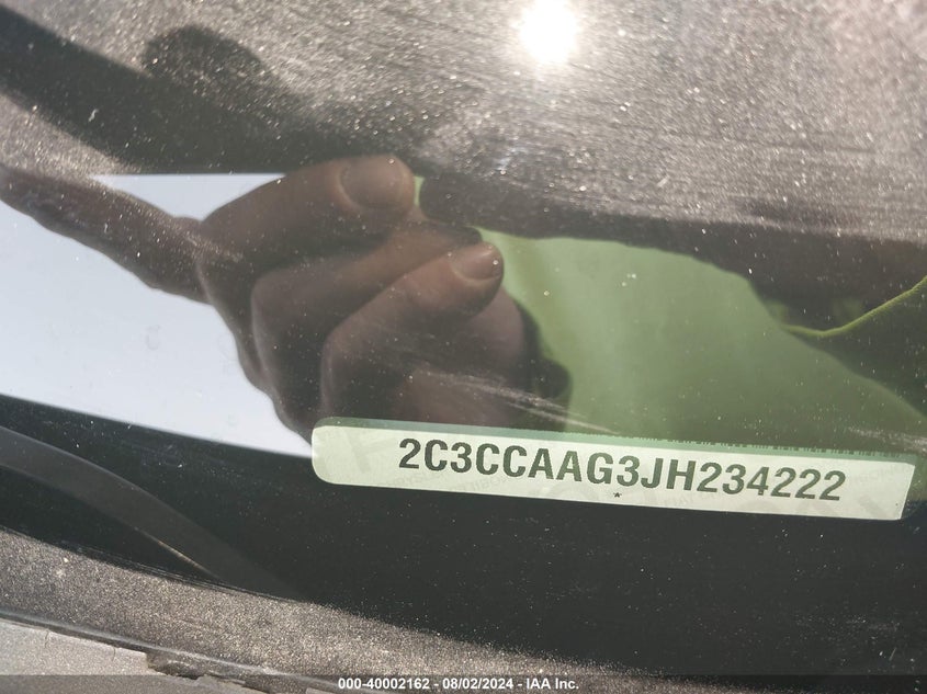 VIN 2C3CCAAG3JH234222 2018 CHRYSLER 300 TOURING